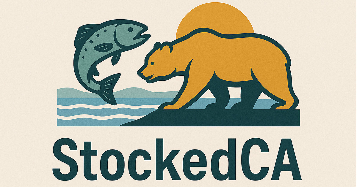 California Fish Planting Schedule Map